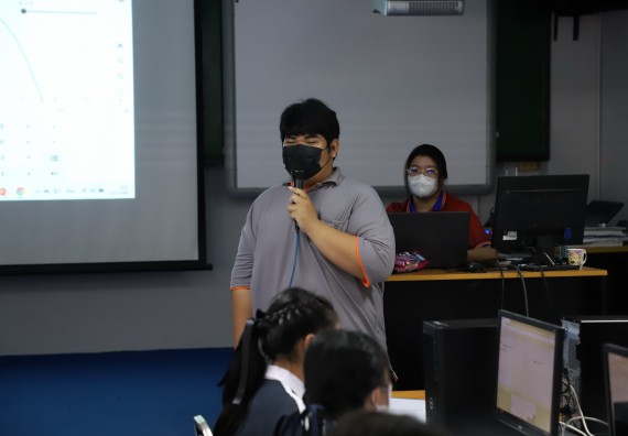 ภาพกิจกรรม   คณะวิทยาศาสตร์และเทคโนโลยี จัดกิจกรรมค่ายวิทยาศาสตร์สัญจร ปีการศึกษา 2565  โรงเรียนวชิรปราการวิทยาคม