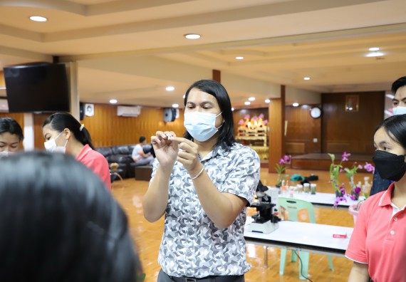 ภาพกิจกรรม   คณะวิทยาศาสตร์และเทคโนโลยี จัดกิจกรรมค่ายวิทยาศาสตร์สัญจร ปีการศึกษา 2565  โรงเรียนวชิรปราการวิทยาคม