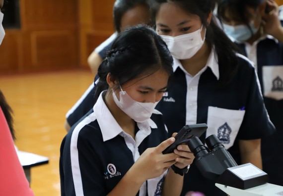 ภาพกิจกรรม   คณะวิทยาศาสตร์และเทคโนโลยี จัดกิจกรรมค่ายวิทยาศาสตร์สัญจร ปีการศึกษา 2565  โรงเรียนวชิรปราการวิทยาคม