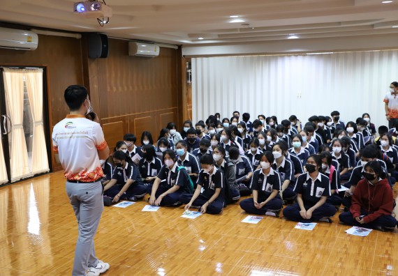 ภาพกิจกรรม   คณะวิทยาศาสตร์และเทคโนโลยี จัดกิจกรรมค่ายวิทยาศาสตร์สัญจร ปีการศึกษา 2565  โรงเรียนวชิรปราการวิทยาคม