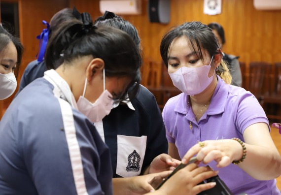 ภาพกิจกรรม   คณะวิทยาศาสตร์และเทคโนโลยี จัดกิจกรรมค่ายวิทยาศาสตร์สัญจร ปีการศึกษา 2565  โรงเรียนวชิรปราการวิทยาคม