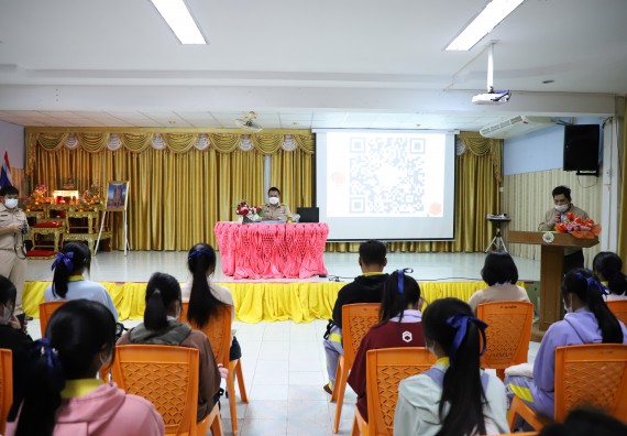 ภาพกิจกรรม  คณะวิทยาศาสตร์และเทคโนโลยี จัดกิจกรรมค่ายวิทยาศาสตร์สัญจร ปีการศึกษา 2565  โรงเรียนสลกบาตรวิทยา