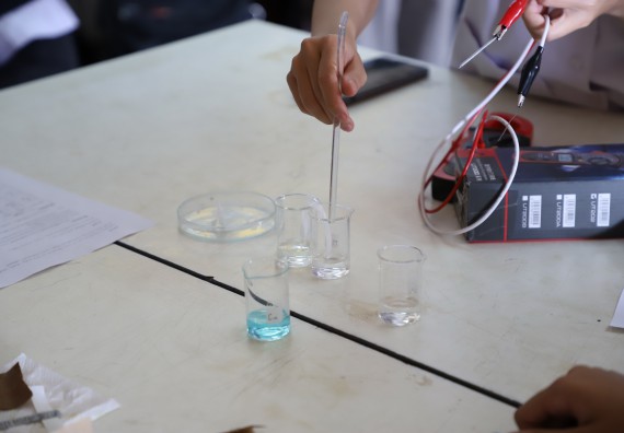 ภาพกิจกรรม  คณะวิทยาศาสตร์และเทคโนโลยี จัดกิจกรรมค่ายวิทยาศาสตร์สัญจร ปีการศึกษา 2565  โรงเรียนสลกบาตรวิทยา