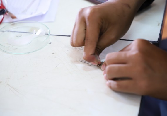 ภาพกิจกรรม  คณะวิทยาศาสตร์และเทคโนโลยี จัดกิจกรรมค่ายวิทยาศาสตร์สัญจร ปีการศึกษา 2565  โรงเรียนสลกบาตรวิทยา