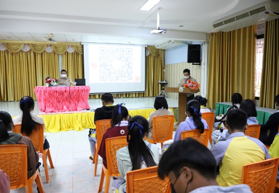 ภาพกิจกรรม  คณะวิทยาศาสตร์และเทคโนโลยี จัดกิจกรรมค่ายวิทยาศาสตร์สัญจร ปีการศึกษา 2565  โรงเรียนสลกบาตรวิทยา