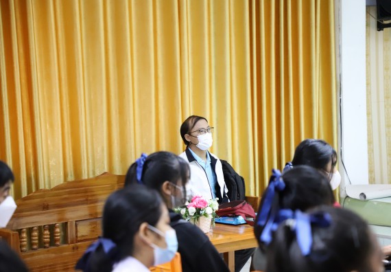 ภาพกิจกรรม  คณะวิทยาศาสตร์และเทคโนโลยี จัดกิจกรรมค่ายวิทยาศาสตร์สัญจร ปีการศึกษา 2565  โรงเรียนสลกบาตรวิทยา