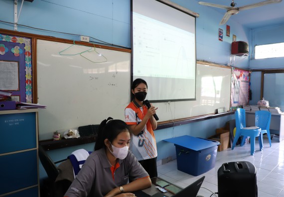 ภาพกิจกรรม  คณะวิทยาศาสตร์และเทคโนโลยี จัดกิจกรรมค่ายวิทยาศาสตร์สัญจร ปีการศึกษา 2565  โรงเรียนสลกบาตรวิทยา