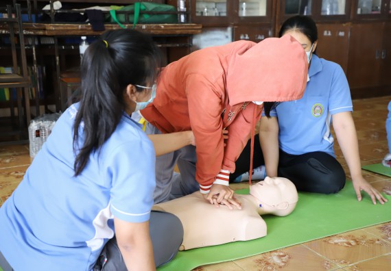 ภาพกิจกรรม  คณะวิทยาศาสตร์และเทคโนโลยี จัดกิจกรรมค่ายวิทยาศาสตร์สัญจร ปีการศึกษา 2565  โรงเรียนสลกบาตรวิทยา