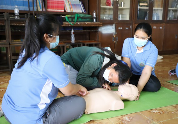 ภาพกิจกรรม  คณะวิทยาศาสตร์และเทคโนโลยี จัดกิจกรรมค่ายวิทยาศาสตร์สัญจร ปีการศึกษา 2565  โรงเรียนสลกบาตรวิทยา