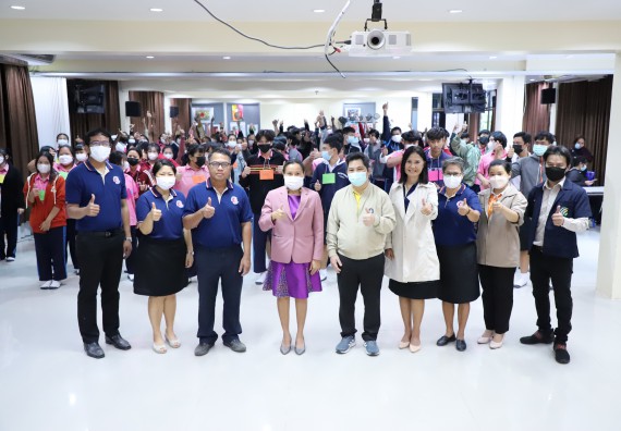 ภาพกิจกรรม   คณะวิทยาศาสตร์และเทคโนโลยี จัดกิจกรรมค่ายวิทยาศาสตร์สัญจร ปีการศึกษา 2565  โรงเรียนระหานวิทยา