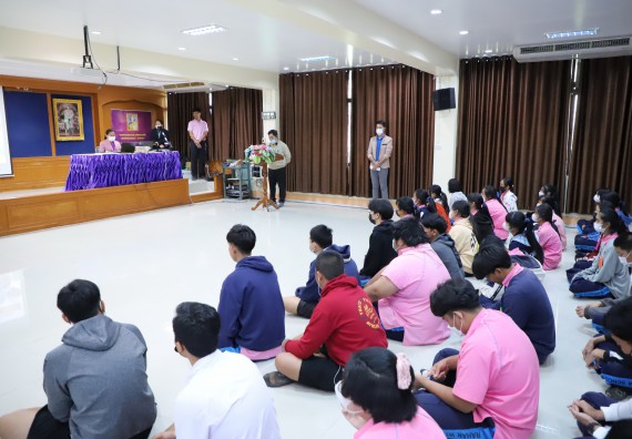 ภาพกิจกรรม   คณะวิทยาศาสตร์และเทคโนโลยี จัดกิจกรรมค่ายวิทยาศาสตร์สัญจร ปีการศึกษา 2565  โรงเรียนระหานวิทยา