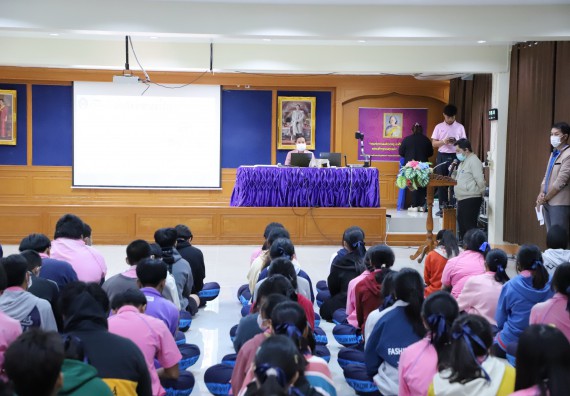 ภาพกิจกรรม   คณะวิทยาศาสตร์และเทคโนโลยี จัดกิจกรรมค่ายวิทยาศาสตร์สัญจร ปีการศึกษา 2565  โรงเรียนระหานวิทยา