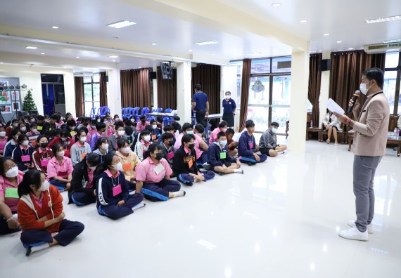 ภาพกิจกรรม   คณะวิทยาศาสตร์และเทคโนโลยี จัดกิจกรรมค่ายวิทยาศาสตร์สัญจร ปีการศึกษา 2565  โรงเรียนระหานวิทยา