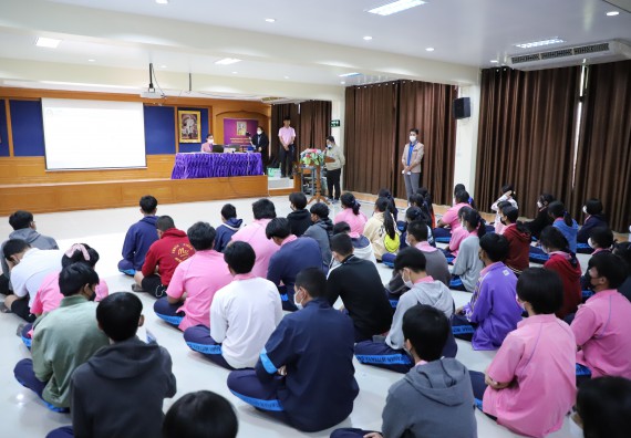 ภาพกิจกรรม   คณะวิทยาศาสตร์และเทคโนโลยี จัดกิจกรรมค่ายวิทยาศาสตร์สัญจร ปีการศึกษา 2565  โรงเรียนระหานวิทยา