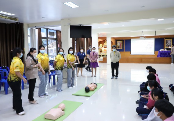 ภาพกิจกรรม   คณะวิทยาศาสตร์และเทคโนโลยี จัดกิจกรรมค่ายวิทยาศาสตร์สัญจร ปีการศึกษา 2565  โรงเรียนระหานวิทยา