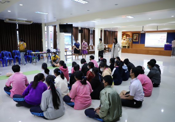 ภาพกิจกรรม   คณะวิทยาศาสตร์และเทคโนโลยี จัดกิจกรรมค่ายวิทยาศาสตร์สัญจร ปีการศึกษา 2565  โรงเรียนระหานวิทยา