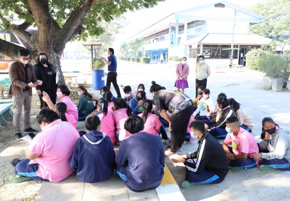 ภาพกิจกรรม   คณะวิทยาศาสตร์และเทคโนโลยี จัดกิจกรรมค่ายวิทยาศาสตร์สัญจร ปีการศึกษา 2565  โรงเรียนระหานวิทยา