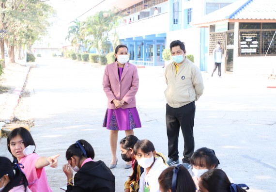 ภาพกิจกรรม   คณะวิทยาศาสตร์และเทคโนโลยี จัดกิจกรรมค่ายวิทยาศาสตร์สัญจร ปีการศึกษา 2565  โรงเรียนระหานวิทยา