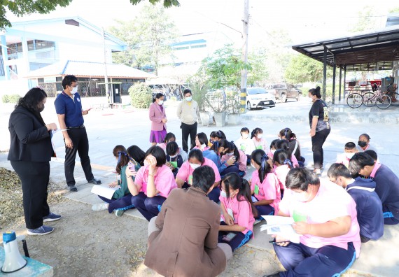 ภาพกิจกรรม   คณะวิทยาศาสตร์และเทคโนโลยี จัดกิจกรรมค่ายวิทยาศาสตร์สัญจร ปีการศึกษา 2565  โรงเรียนระหานวิทยา