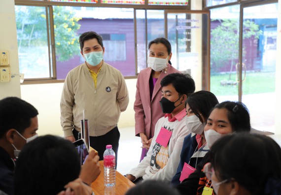 ภาพกิจกรรม   คณะวิทยาศาสตร์และเทคโนโลยี จัดกิจกรรมค่ายวิทยาศาสตร์สัญจร ปีการศึกษา 2565  โรงเรียนระหานวิทยา