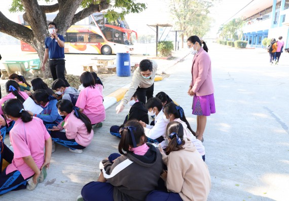 ภาพกิจกรรม   คณะวิทยาศาสตร์และเทคโนโลยี จัดกิจกรรมค่ายวิทยาศาสตร์สัญจร ปีการศึกษา 2565  โรงเรียนระหานวิทยา