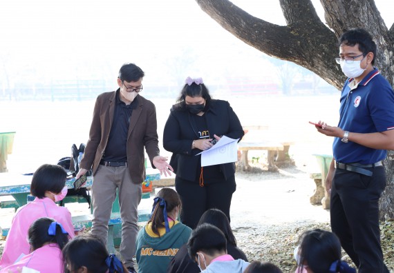 ภาพกิจกรรม   คณะวิทยาศาสตร์และเทคโนโลยี จัดกิจกรรมค่ายวิทยาศาสตร์สัญจร ปีการศึกษา 2565  โรงเรียนระหานวิทยา