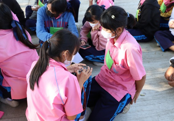 ภาพกิจกรรม   คณะวิทยาศาสตร์และเทคโนโลยี จัดกิจกรรมค่ายวิทยาศาสตร์สัญจร ปีการศึกษา 2565  โรงเรียนระหานวิทยา