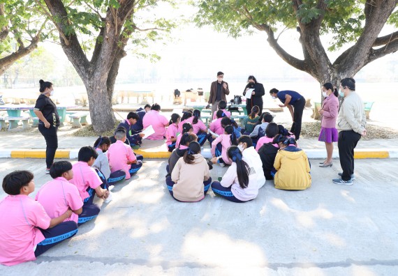 ภาพกิจกรรม   คณะวิทยาศาสตร์และเทคโนโลยี จัดกิจกรรมค่ายวิทยาศาสตร์สัญจร ปีการศึกษา 2565  โรงเรียนระหานวิทยา