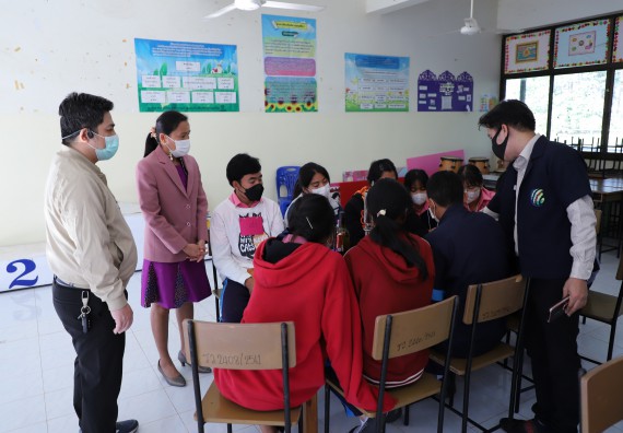 ภาพกิจกรรม   คณะวิทยาศาสตร์และเทคโนโลยี จัดกิจกรรมค่ายวิทยาศาสตร์สัญจร ปีการศึกษา 2565  โรงเรียนระหานวิทยา