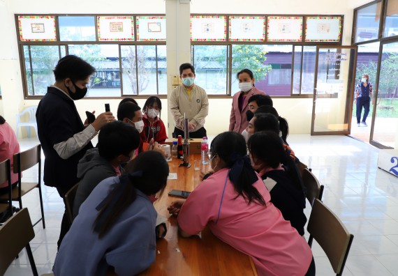 ภาพกิจกรรม   คณะวิทยาศาสตร์และเทคโนโลยี จัดกิจกรรมค่ายวิทยาศาสตร์สัญจร ปีการศึกษา 2565  โรงเรียนระหานวิทยา