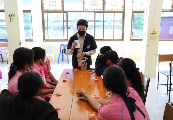 ภาพกิจกรรม   คณะวิทยาศาสตร์และเทคโนโลยี จัดกิจกรรมค่ายวิทยาศาสตร์สัญจร ปีการศึกษา 2565  โรงเรียนระหานวิทยา