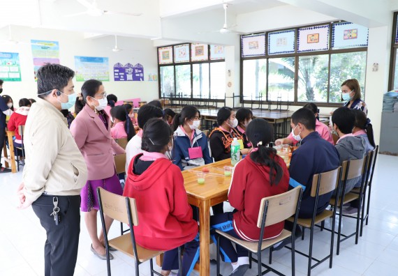 ภาพกิจกรรม   คณะวิทยาศาสตร์และเทคโนโลยี จัดกิจกรรมค่ายวิทยาศาสตร์สัญจร ปีการศึกษา 2565  โรงเรียนระหานวิทยา