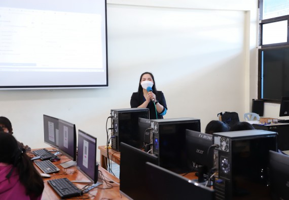 ภาพกิจกรรม   คณะวิทยาศาสตร์และเทคโนโลยี จัดกิจกรรมค่ายวิทยาศาสตร์สัญจร ปีการศึกษา 2565  โรงเรียนระหานวิทยา