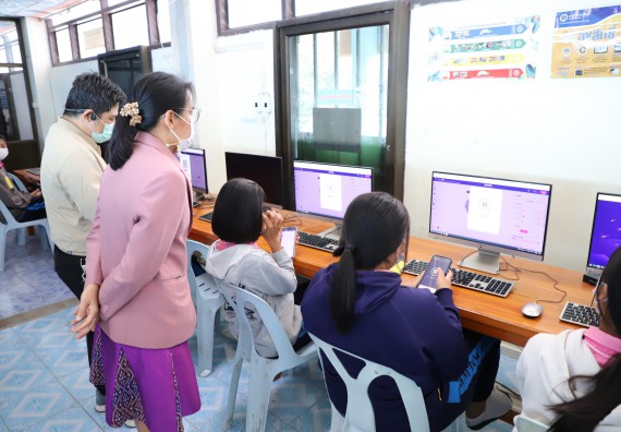 ภาพกิจกรรม   คณะวิทยาศาสตร์และเทคโนโลยี จัดกิจกรรมค่ายวิทยาศาสตร์สัญจร ปีการศึกษา 2565  โรงเรียนระหานวิทยา