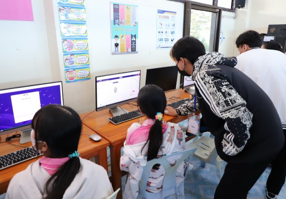 ภาพกิจกรรม   คณะวิทยาศาสตร์และเทคโนโลยี จัดกิจกรรมค่ายวิทยาศาสตร์สัญจร ปีการศึกษา 2565  โรงเรียนระหานวิทยา