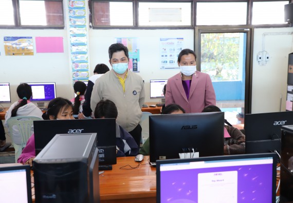 ภาพกิจกรรม   คณะวิทยาศาสตร์และเทคโนโลยี จัดกิจกรรมค่ายวิทยาศาสตร์สัญจร ปีการศึกษา 2565  โรงเรียนระหานวิทยา