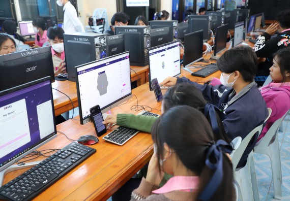 ภาพกิจกรรม   คณะวิทยาศาสตร์และเทคโนโลยี จัดกิจกรรมค่ายวิทยาศาสตร์สัญจร ปีการศึกษา 2565  โรงเรียนระหานวิทยา