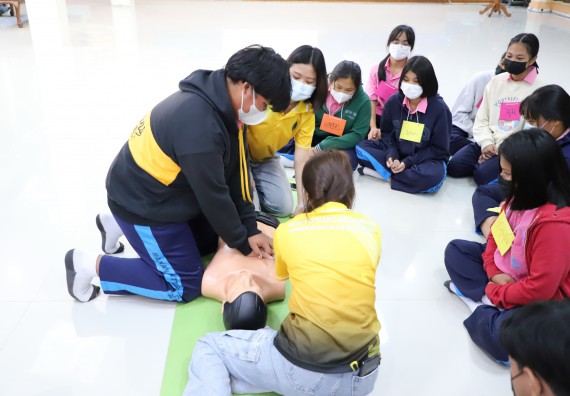 ภาพกิจกรรม   คณะวิทยาศาสตร์และเทคโนโลยี จัดกิจกรรมค่ายวิทยาศาสตร์สัญจร ปีการศึกษา 2565  โรงเรียนระหานวิทยา