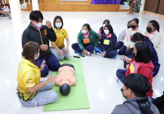 ภาพกิจกรรม   คณะวิทยาศาสตร์และเทคโนโลยี จัดกิจกรรมค่ายวิทยาศาสตร์สัญจร ปีการศึกษา 2565  โรงเรียนระหานวิทยา