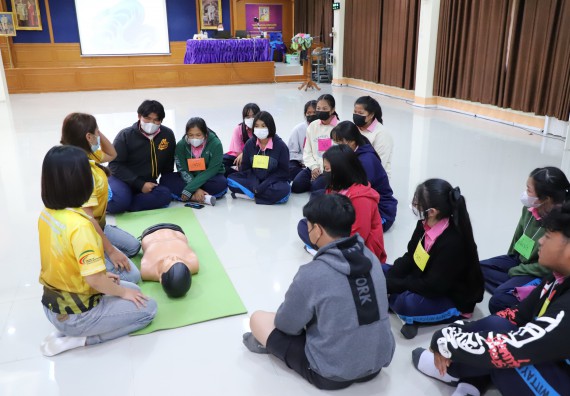 ภาพกิจกรรม   คณะวิทยาศาสตร์และเทคโนโลยี จัดกิจกรรมค่ายวิทยาศาสตร์สัญจร ปีการศึกษา 2565  โรงเรียนระหานวิทยา