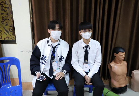 ภาพกิจกรรม   คณะวิทยาศาสตร์และเทคโนโลยี จัดกิจกรรมค่ายวิทยาศาสตร์สัญจร ปีการศึกษา 2565  โรงเรียนระหานวิทยา