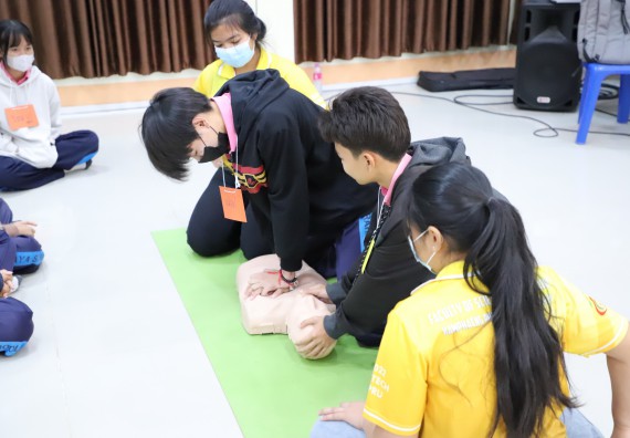 ภาพกิจกรรม   คณะวิทยาศาสตร์และเทคโนโลยี จัดกิจกรรมค่ายวิทยาศาสตร์สัญจร ปีการศึกษา 2565  โรงเรียนระหานวิทยา