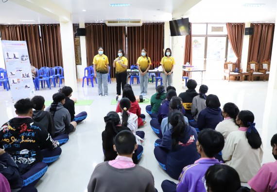 ภาพกิจกรรม   คณะวิทยาศาสตร์และเทคโนโลยี จัดกิจกรรมค่ายวิทยาศาสตร์สัญจร ปีการศึกษา 2565  โรงเรียนระหานวิทยา