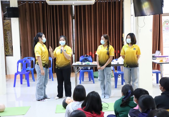 ภาพกิจกรรม   คณะวิทยาศาสตร์และเทคโนโลยี จัดกิจกรรมค่ายวิทยาศาสตร์สัญจร ปีการศึกษา 2565  โรงเรียนระหานวิทยา