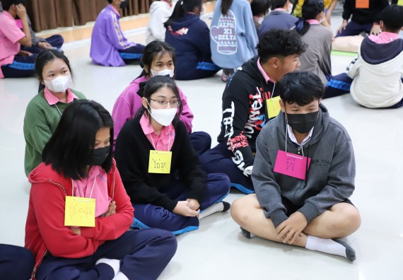 ภาพกิจกรรม   คณะวิทยาศาสตร์และเทคโนโลยี จัดกิจกรรมค่ายวิทยาศาสตร์สัญจร ปีการศึกษา 2565  โรงเรียนระหานวิทยา