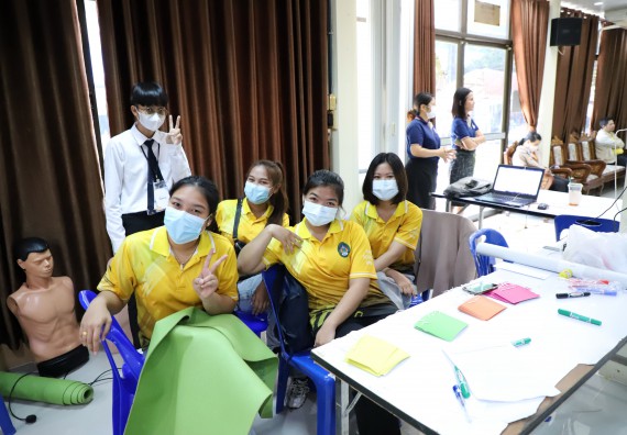 ภาพกิจกรรม   คณะวิทยาศาสตร์และเทคโนโลยี จัดกิจกรรมค่ายวิทยาศาสตร์สัญจร ปีการศึกษา 2565  โรงเรียนระหานวิทยา