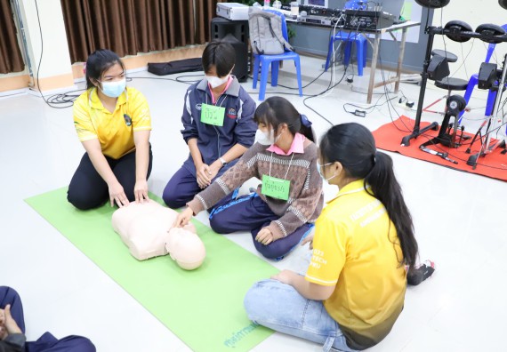 ภาพกิจกรรม   คณะวิทยาศาสตร์และเทคโนโลยี จัดกิจกรรมค่ายวิทยาศาสตร์สัญจร ปีการศึกษา 2565  โรงเรียนระหานวิทยา