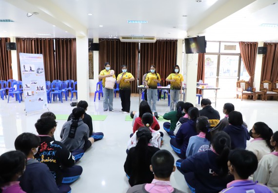 ภาพกิจกรรม   คณะวิทยาศาสตร์และเทคโนโลยี จัดกิจกรรมค่ายวิทยาศาสตร์สัญจร ปีการศึกษา 2565  โรงเรียนระหานวิทยา