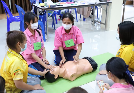 ภาพกิจกรรม   คณะวิทยาศาสตร์และเทคโนโลยี จัดกิจกรรมค่ายวิทยาศาสตร์สัญจร ปีการศึกษา 2565  โรงเรียนระหานวิทยา