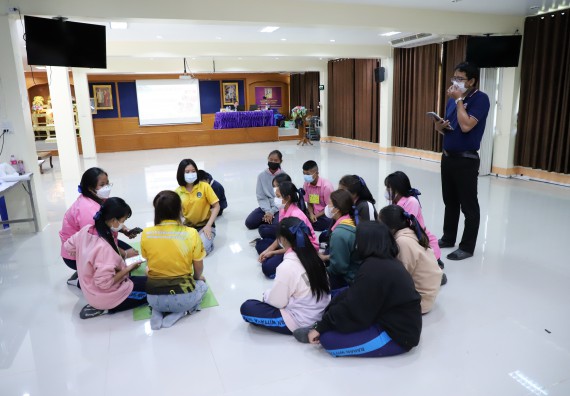 ภาพกิจกรรม   คณะวิทยาศาสตร์และเทคโนโลยี จัดกิจกรรมค่ายวิทยาศาสตร์สัญจร ปีการศึกษา 2565  โรงเรียนระหานวิทยา